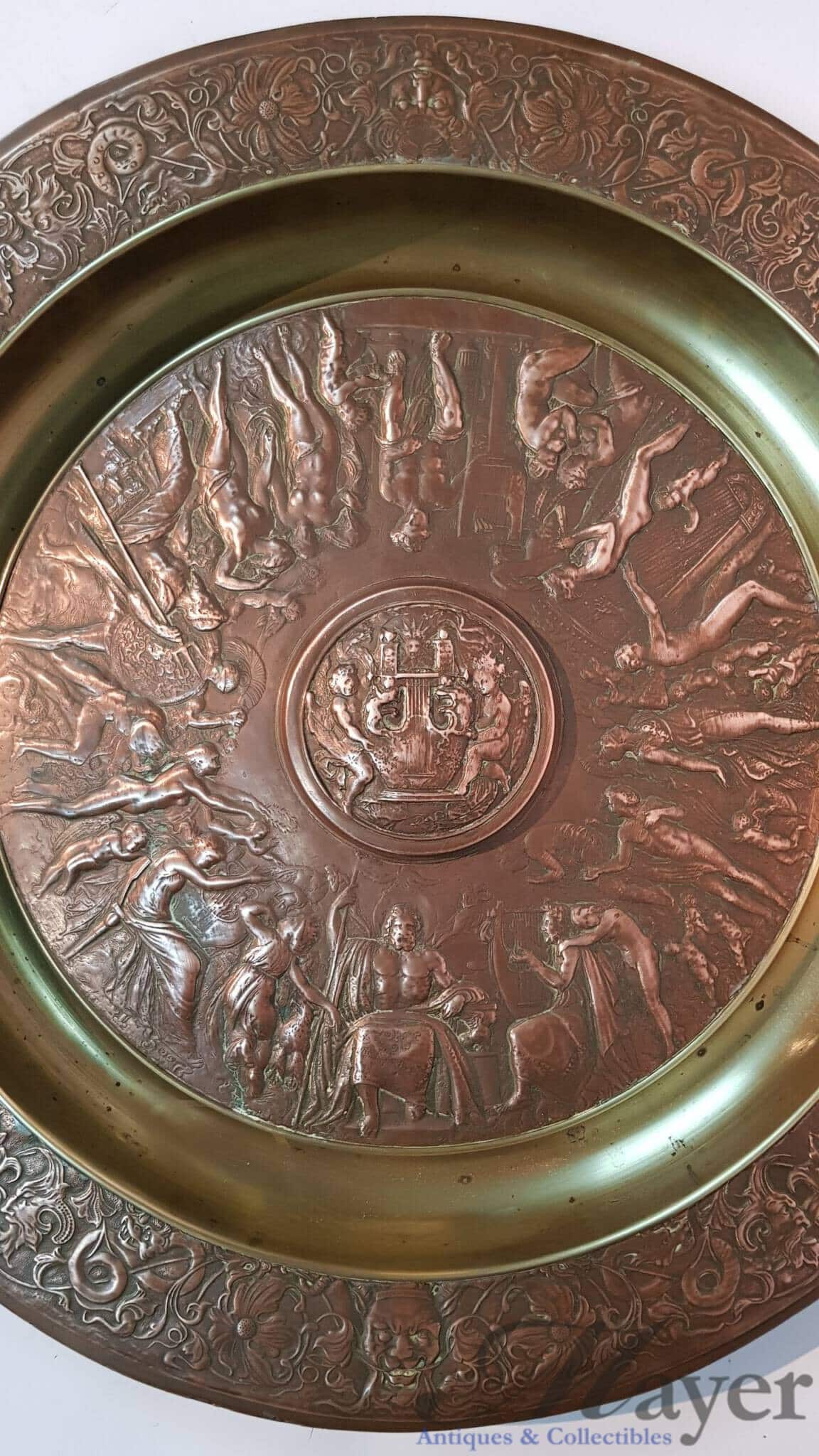 Vintage Copper plates - Greek Mythology Copper Plate