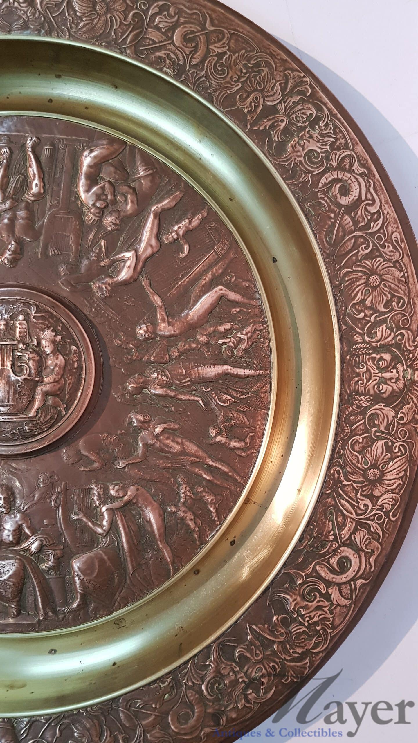 Greek Mythology Copper Plate - Vintage Copper plates