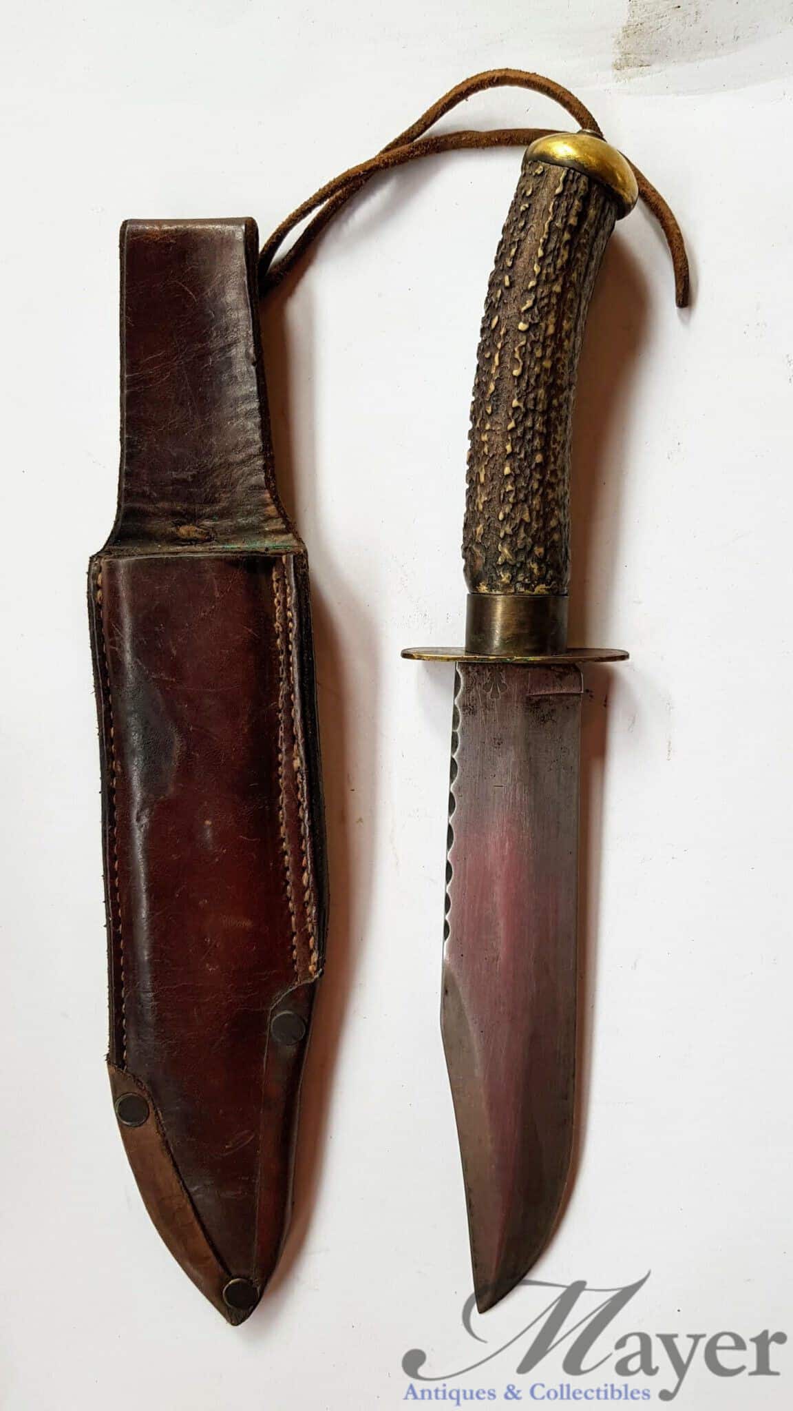 Welsh Hunting Bowie Knife - Mayer Antiques & Collectibles