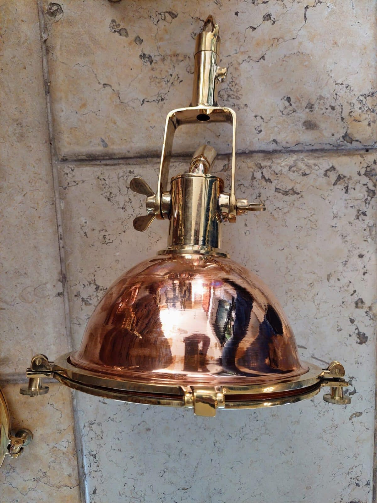 Nautical Brass and Copper Foxlights