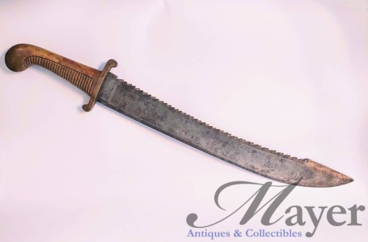 Original Czarist Imperial Model 1827 Pioneer Troops Sawback sword.